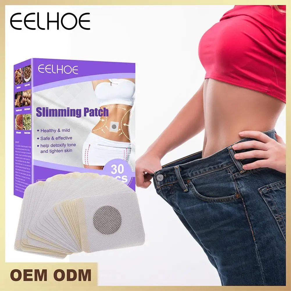 30pcs Weight Loss Slim Patch Navel Sticker Effective Slimming Product Fat Burning Detox Belly Waist Plaster Dropshipping