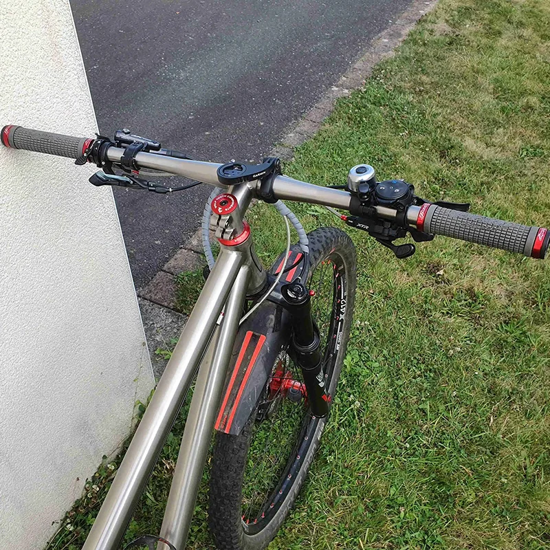 TIRIS-  Flat Bicycle Mtb Handlebar Bike Accessories Straight Bar With Custom Angle 5-9 Length 540-800mm 25.4/31.8mm,Custom