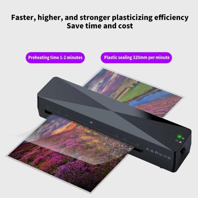 Professional Laminator Machine Fast Warms Up For 230mm Width 0.1~0.5mm Low Noise