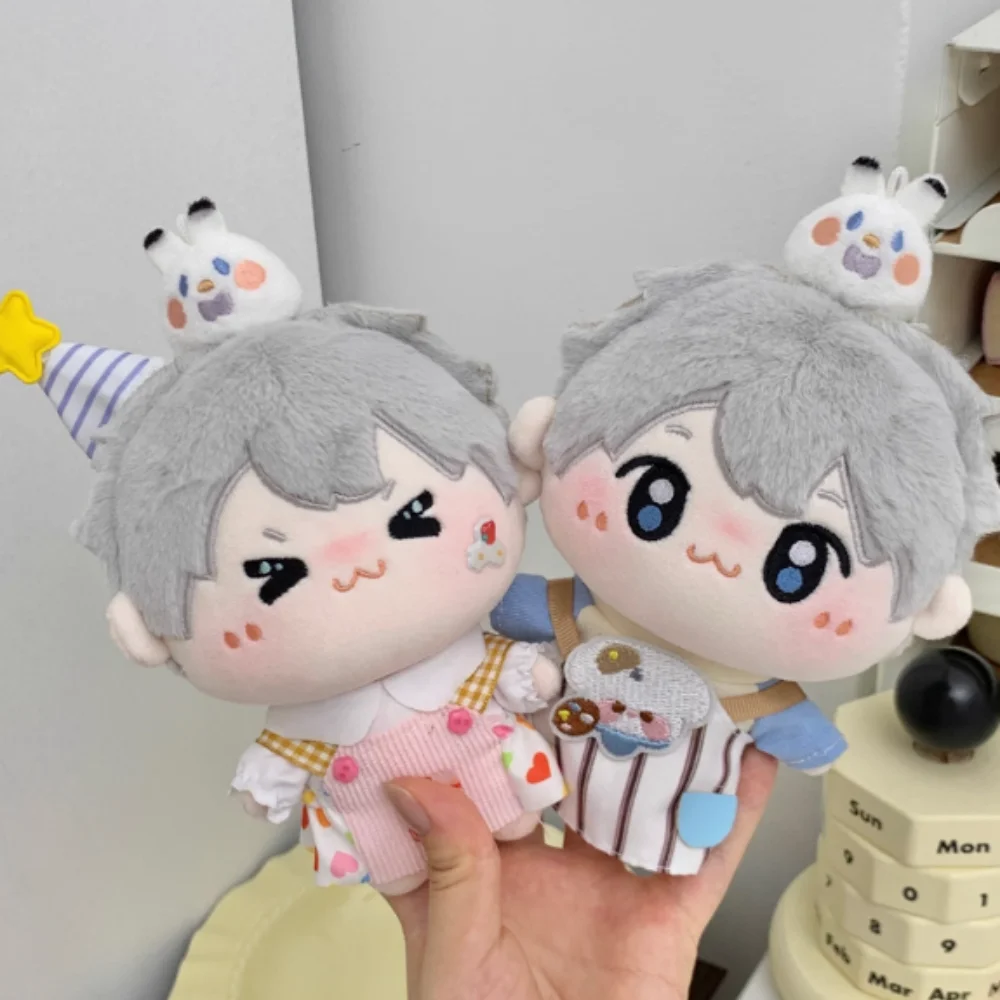 

Love and Deepspace Rafayel Xavier Zayne Sylus Caleb 15CM Plush Doll Naked Baby Cute Bag Pendant Cospaly Dress-up Toys Fans Gifts