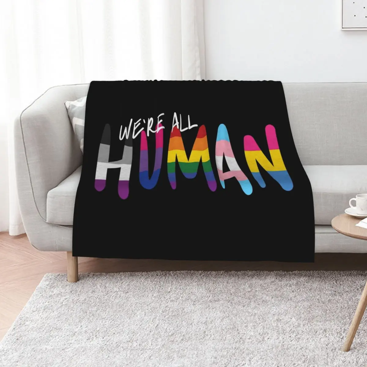 Human_handwritten, various flags 1 Throw Blanket Beautifuls Camping sofa bed For Decorative Sofa warm winter Kid'S Blankets