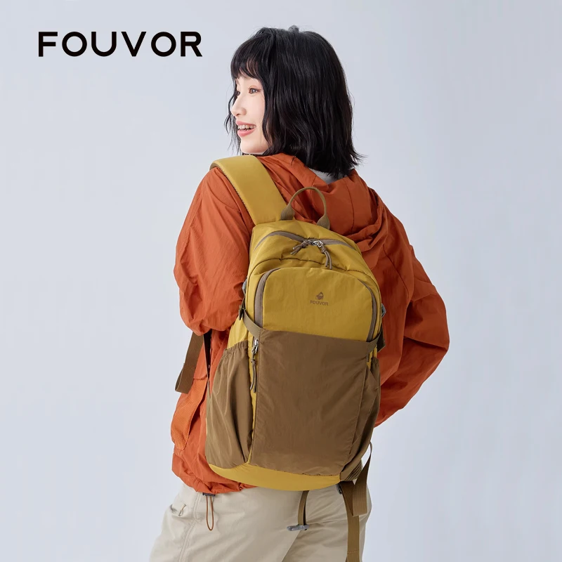 

FOUVOR Women's Backpack Large Capacity Durable Easy-Clean Academic Bags 2026 Lightweight Commuter Travel Laptop Backpack 3068-03