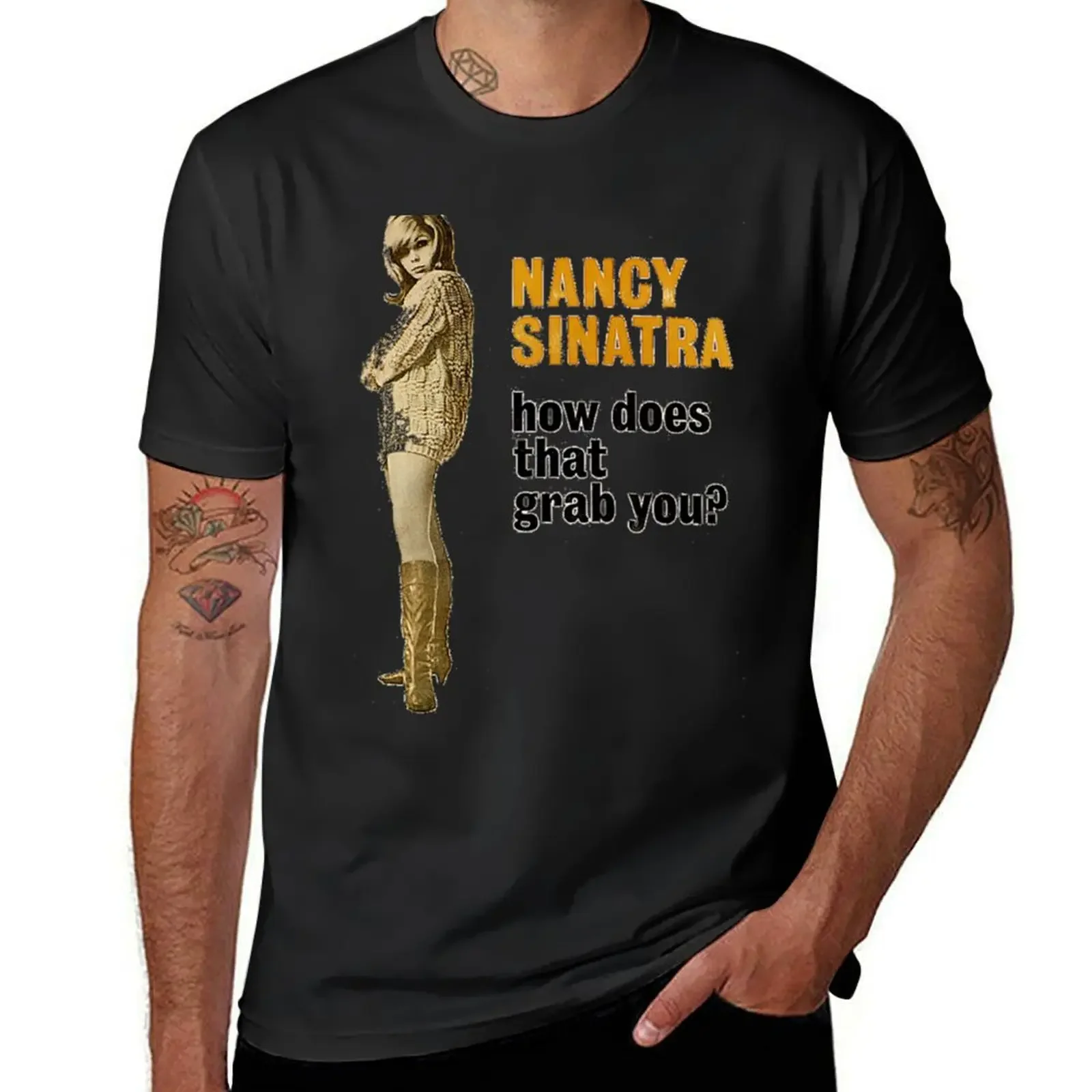 Nancy Sinatra Classic T-Shirt summer top Blouse Men's clothing