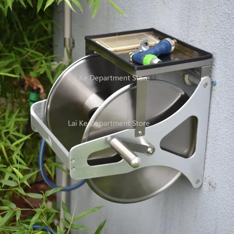 

Garden Supplies 1/2 3/4 30m 40m Garden Watering Hose Reel Reel Garden Water Reel with Storage Rack