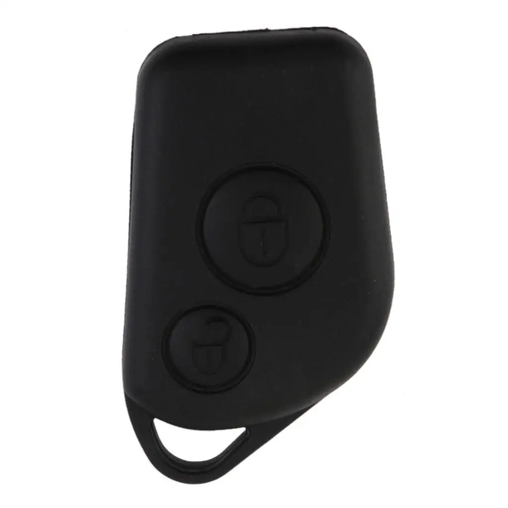 Car Key Shell Cover Remote Control 2 Button Nylon Rubber Replacement for Citroen Saxo Berlingo Picasso