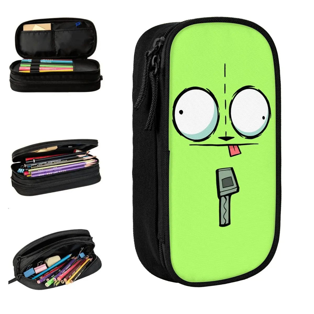gir-invader-zim-estojos-de-lapis-de-desenho-animado-bolsa-de-caneta-para-estudantes-de-grande-capacidade-presentes-escolares-caixa-de-lapis