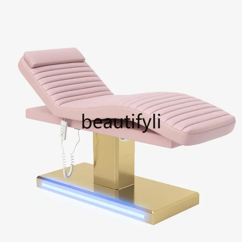 XX80 Electric beauty bed tattoo beauty massage bed pattern lifting folding pattern embroidery body bed