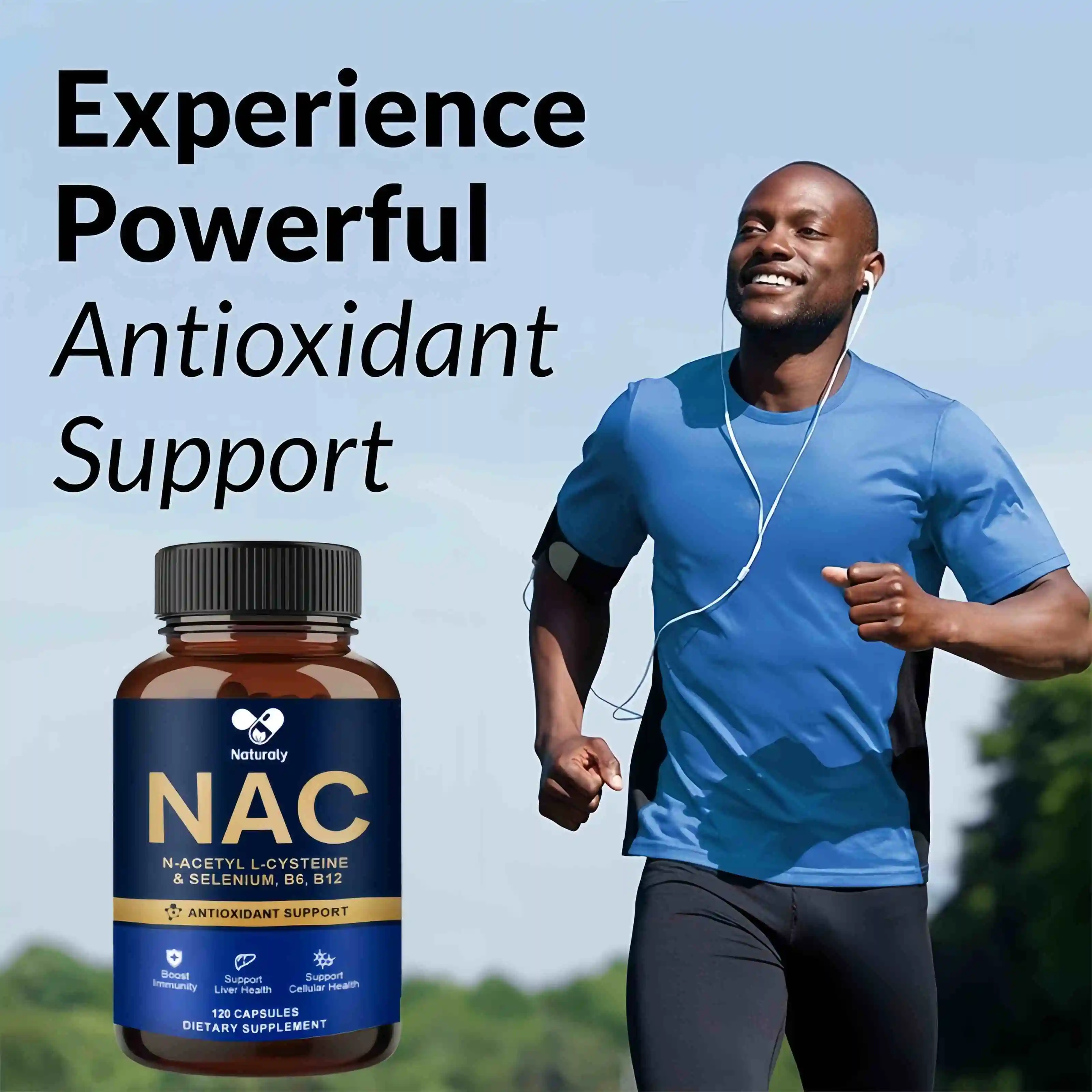 NAC Supplement L-Glutathione, Intracellular Antioxidant Complex - Promotes Cleansing, Detoxification & Repair Reduces Liposome