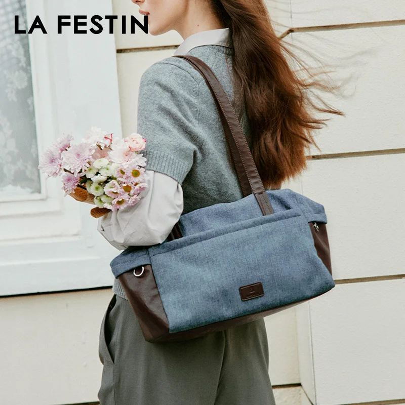 

LA FESTIN Original 2025 New Tote Bags Fashion Shoulder Bag Luxury Brand Bag Women Bag High-capacity Bag Leather Bag