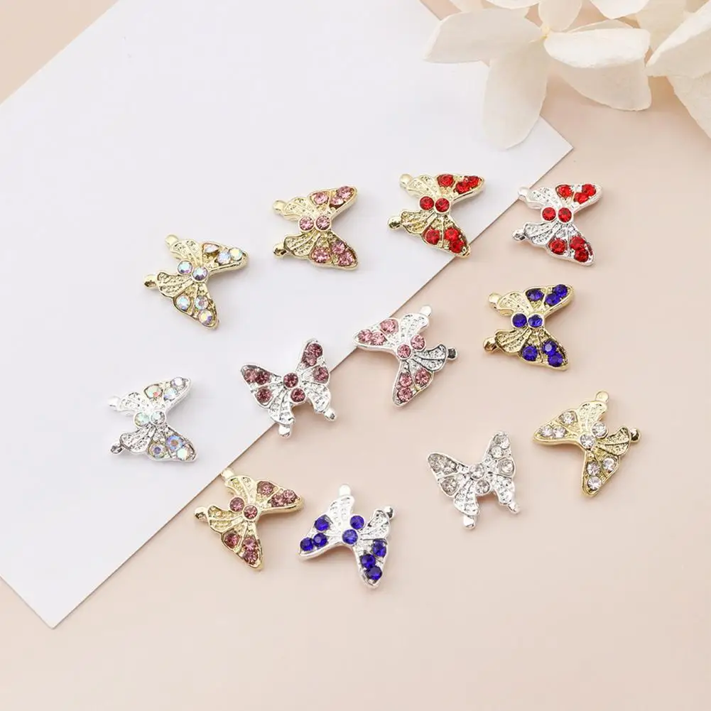 

Nail Art Accessories for A Stunning Look Sparkling Butterfly Nail Charms 3d Rhinestone Inlay Diy Manicure Accessories for Nail