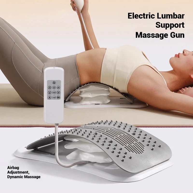 

Back Stretcher Pillow Lumbar Support Waist Massage Posture Corrector Treatment for Neck Relax