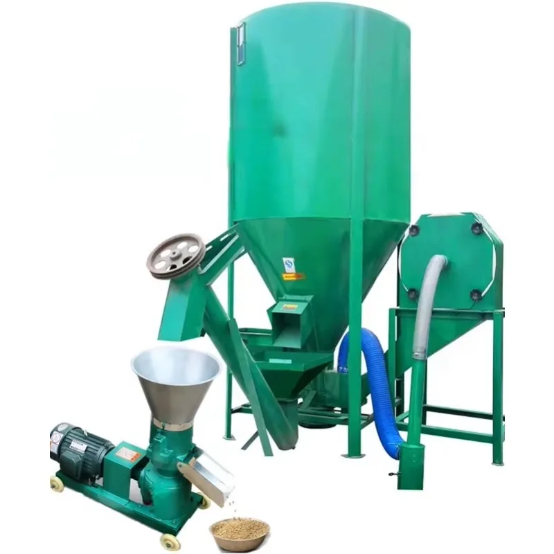 miscelatore di mangime verticale 500kg.1000kg macchina di mangime per smerigliatrice per uso agricolo