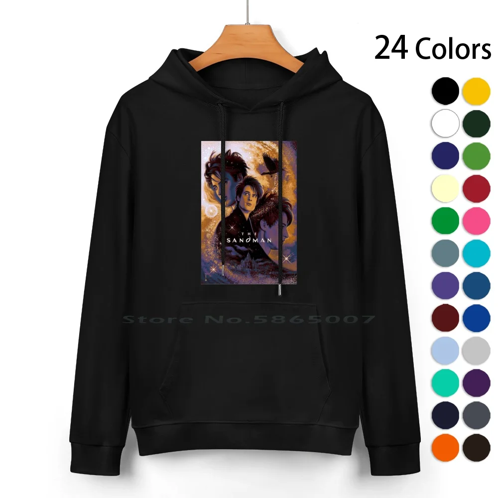 The Sandman Pure Cotton Hoodie Sweater 24 Colors Neil Gaiman Morpheus Tom Sturridge Lucifer The Sandman Tv Show The Sandman Tv