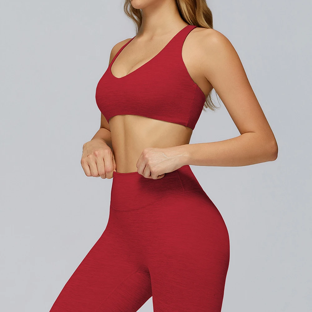 

Woman Yoga Bra Gym Fitness Top Sports Bra Running Pilates Dance Bra Breathable Quick-Dry Sports Underwear Female Workout Top