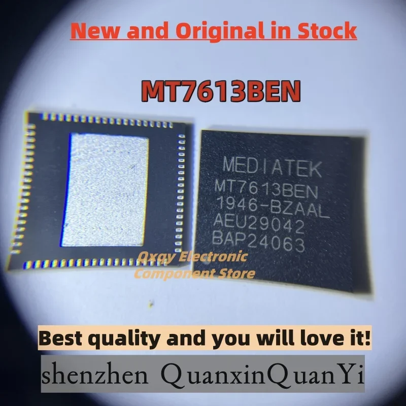 10PCS NEW MT7613BEN MT7613 switch routing network chip QFN