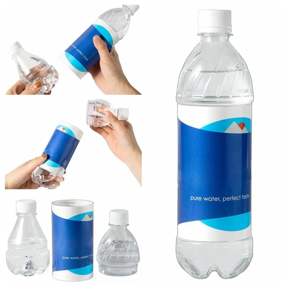 Wear-resistant Water Bottle Secret Stash Container Non-slip Waterproof Bottle Secret Container Durable Plastic