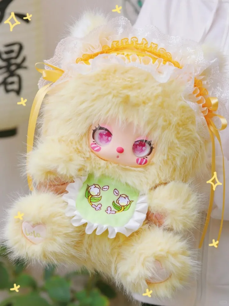 

Original Liila 600% V2 Blind Box Liila Tea Time With My Girl Series Mystery Box Trendy Vinyl Plush Doll Cute Large Doll Girl Gif