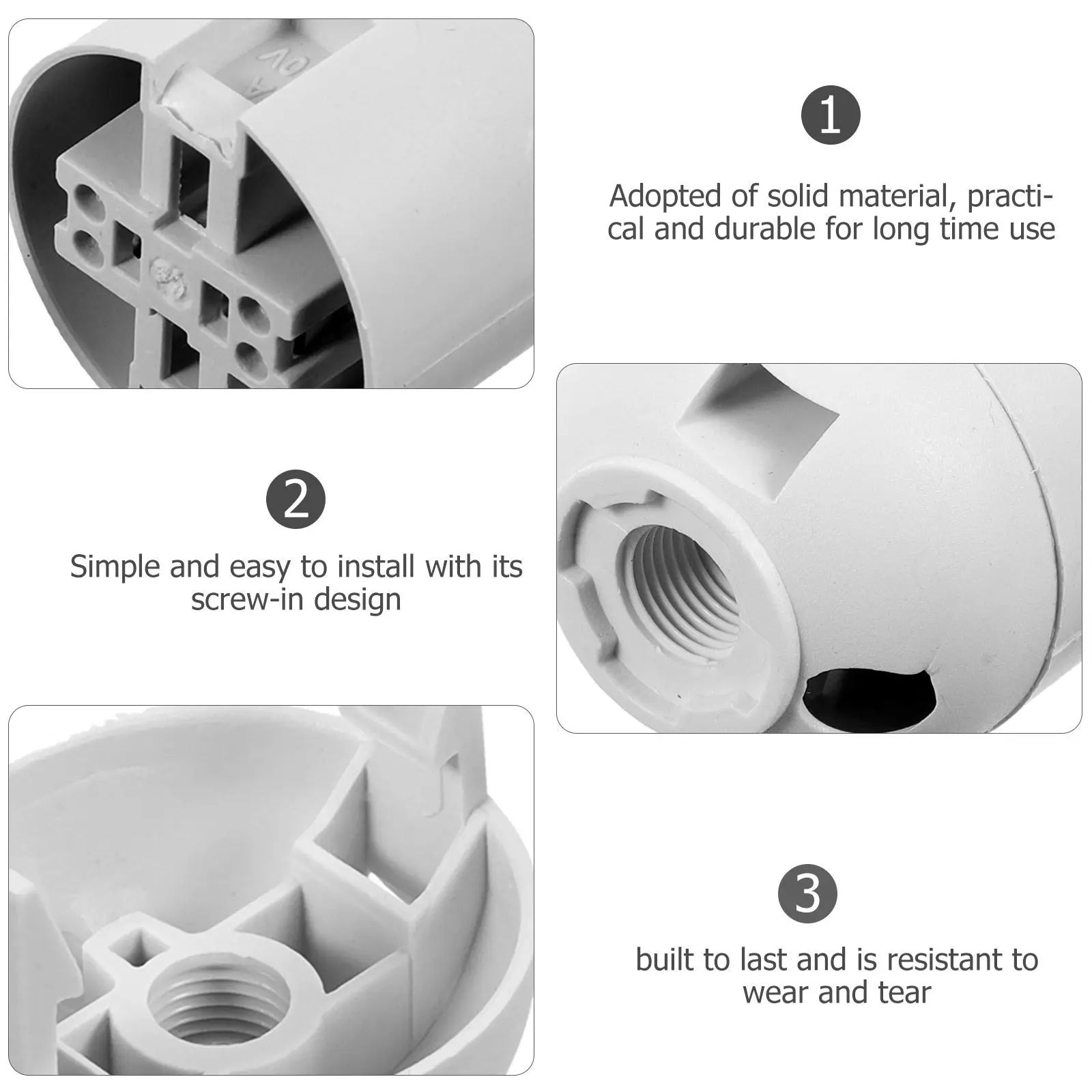 

10 шт. патронов E27 для ламп, совместимых с различными светильниками, для настольных и напольных ламп, набор для ремонта ламп своими руками