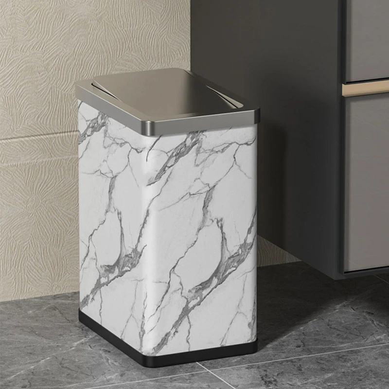 Advanced Bathroom Trash Cans Bedroom Office Nordic Service Trash Can Japanese Casa Inteligente Household Merchandises GPF30XP