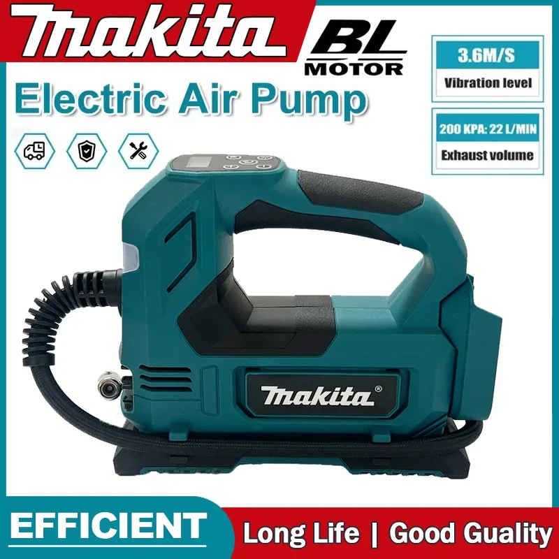 

⭐️Makita Portable Cordless Pump Handheld Air Compressor Tire Inflator 18V Battery Electric Air For Car Bicycle Tires Ball
