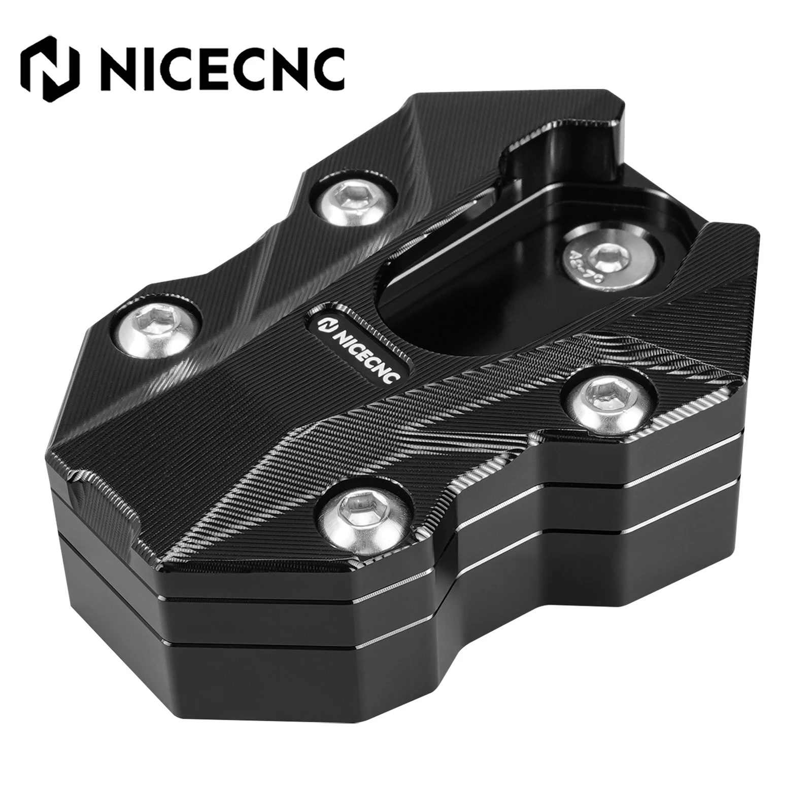 

For 2024-2025 BMW R1300GS/Adventure (With Adaptive Height Adjustment Suspension) Adjustable Height Side Stand Enlarger Pad