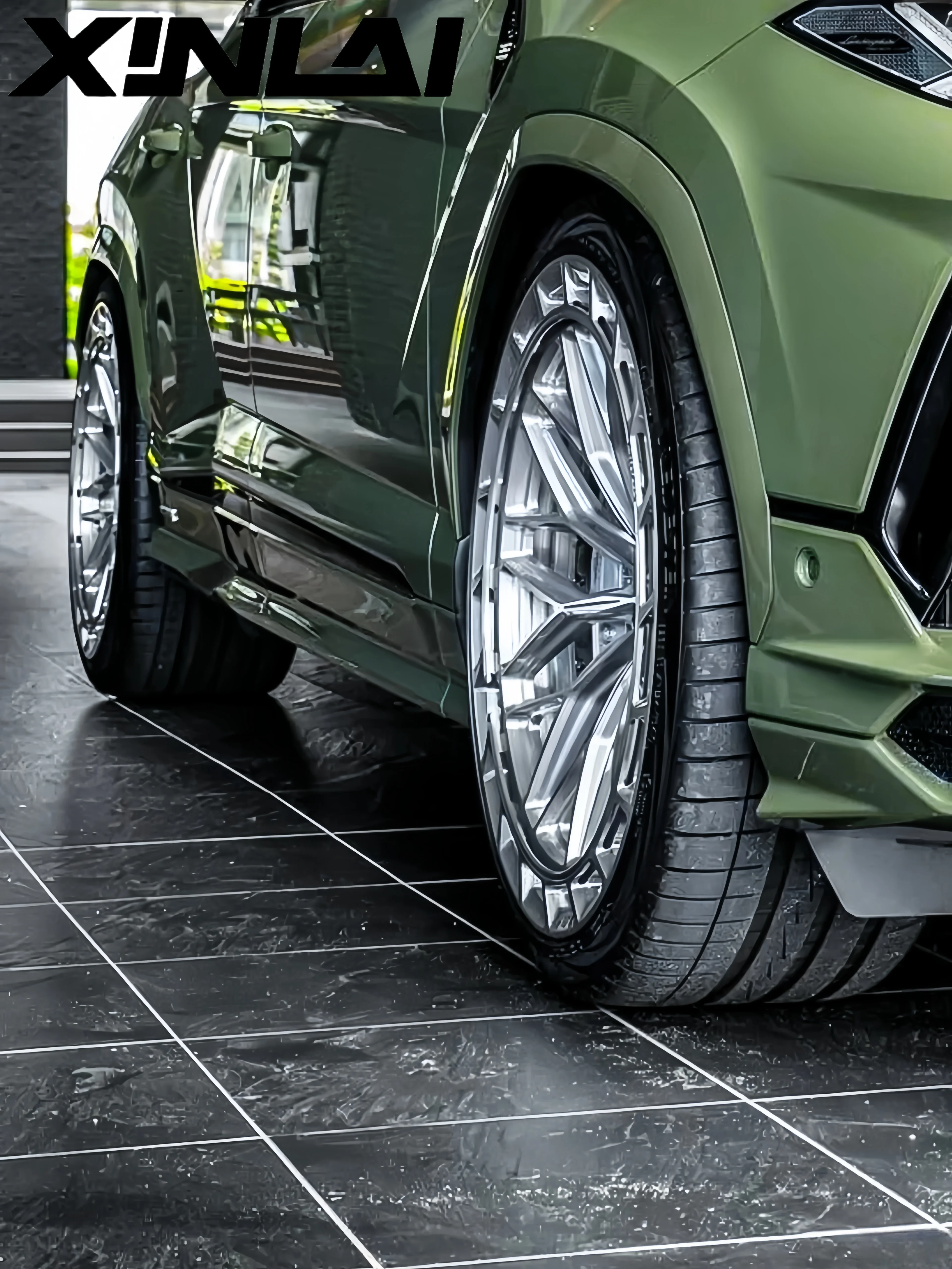 XINL personalizado pulido profundo cóncavo labio profundo 5x120 5x112 5x114,3 18 19 20 21 22 pulgadas ruedas forjadas de 2 piezas para Benz Audi BMW