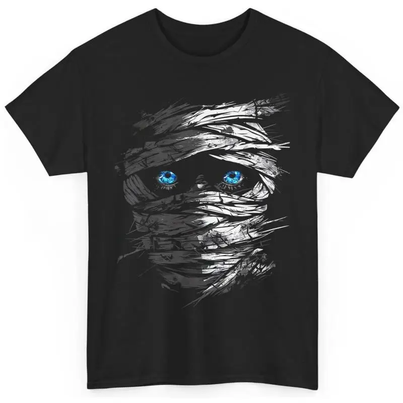 

Mystic Blue Eyes Wrapped Face T Shirt