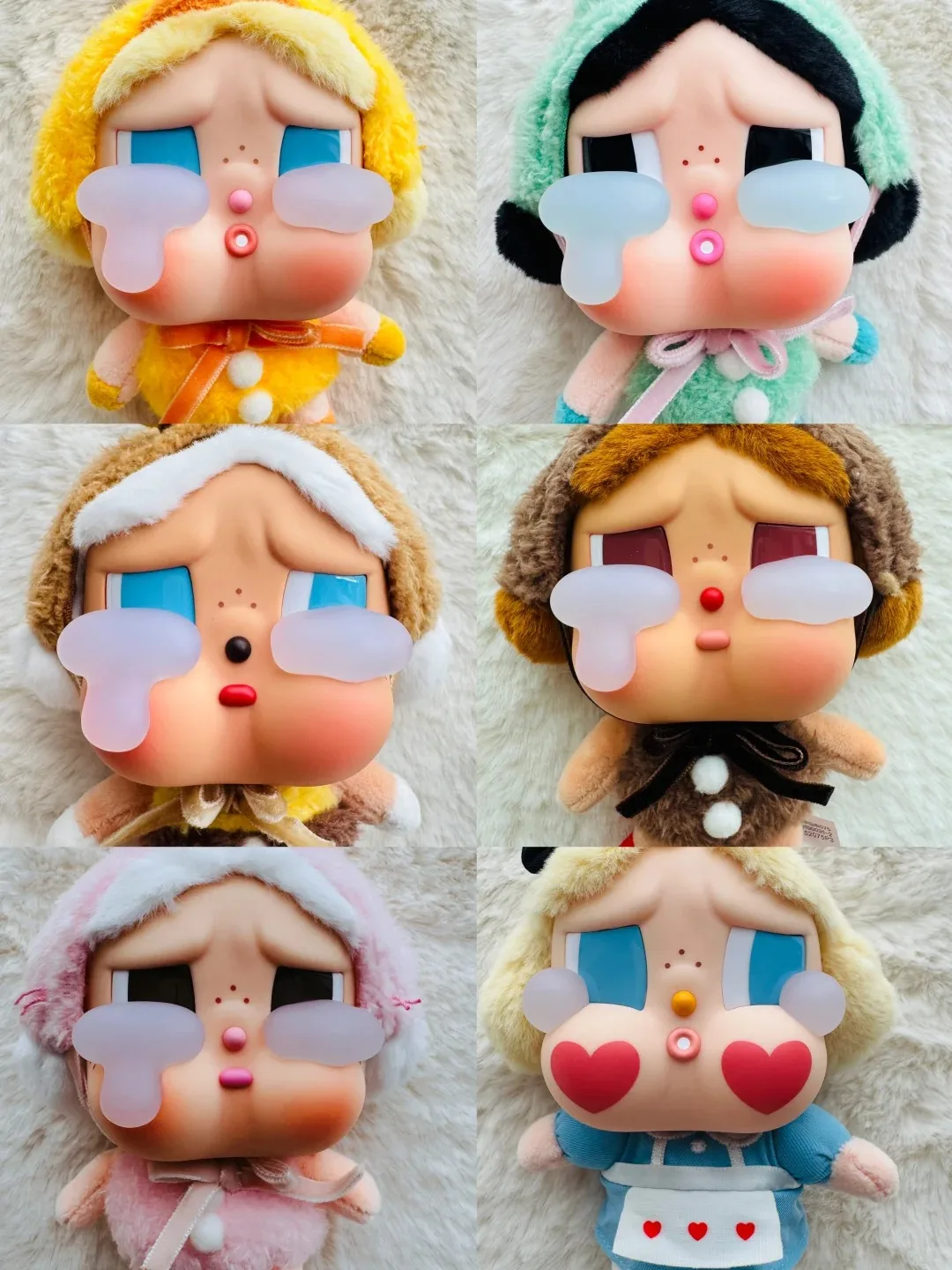 Classic POPMART Original Genuine Super Cute Crybaby Tear Factory Series Plush Blind Box Surprise Birthday or Festival Gifts