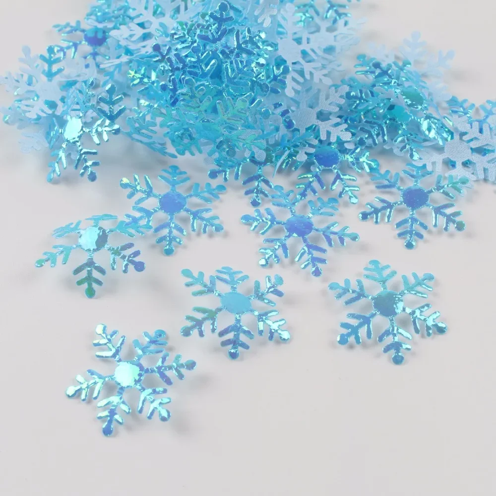

300 Pieces/Pack! Snowflakes Christmas Ornament Xmas Tree Hanging Decoration Holiday Garden Christmas Wedding Party Snowflake