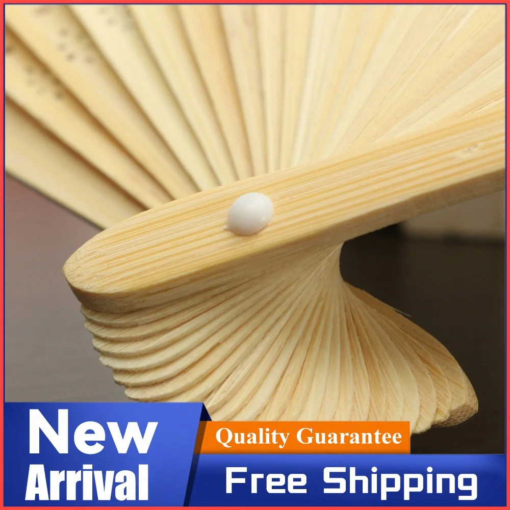 Blank White DIY Paper Decorative Fans Hand Practice Wedding Party Hand Fan Hand-painted Elegant Creative for Calligraphy Drawing