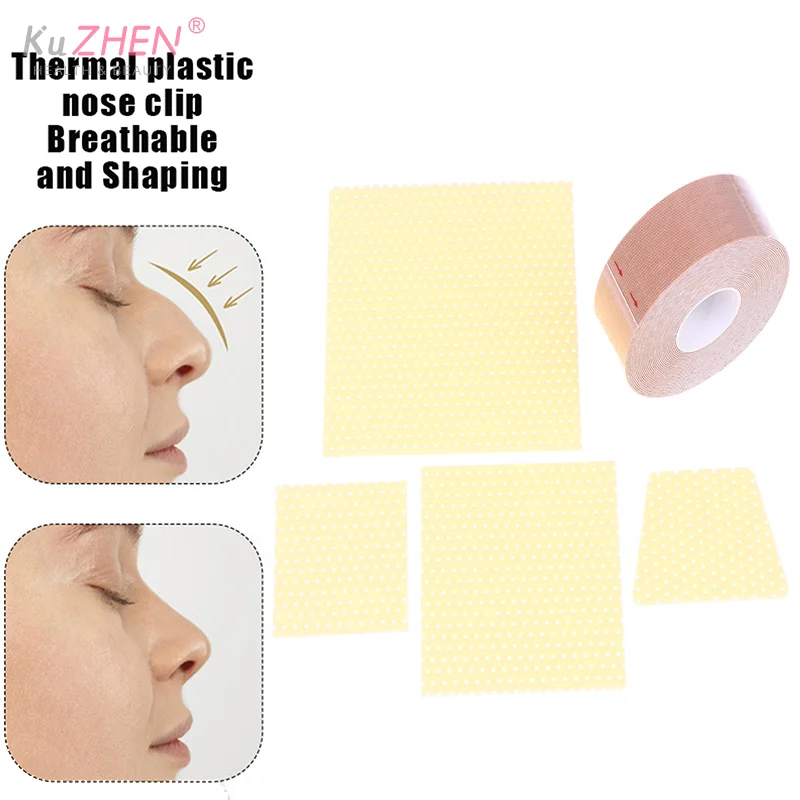 Self-shaping Nose Splint Low Temperature Thermoplastic Nose Job Adhesive Tape Fracture Splint Provide External Support Fixation