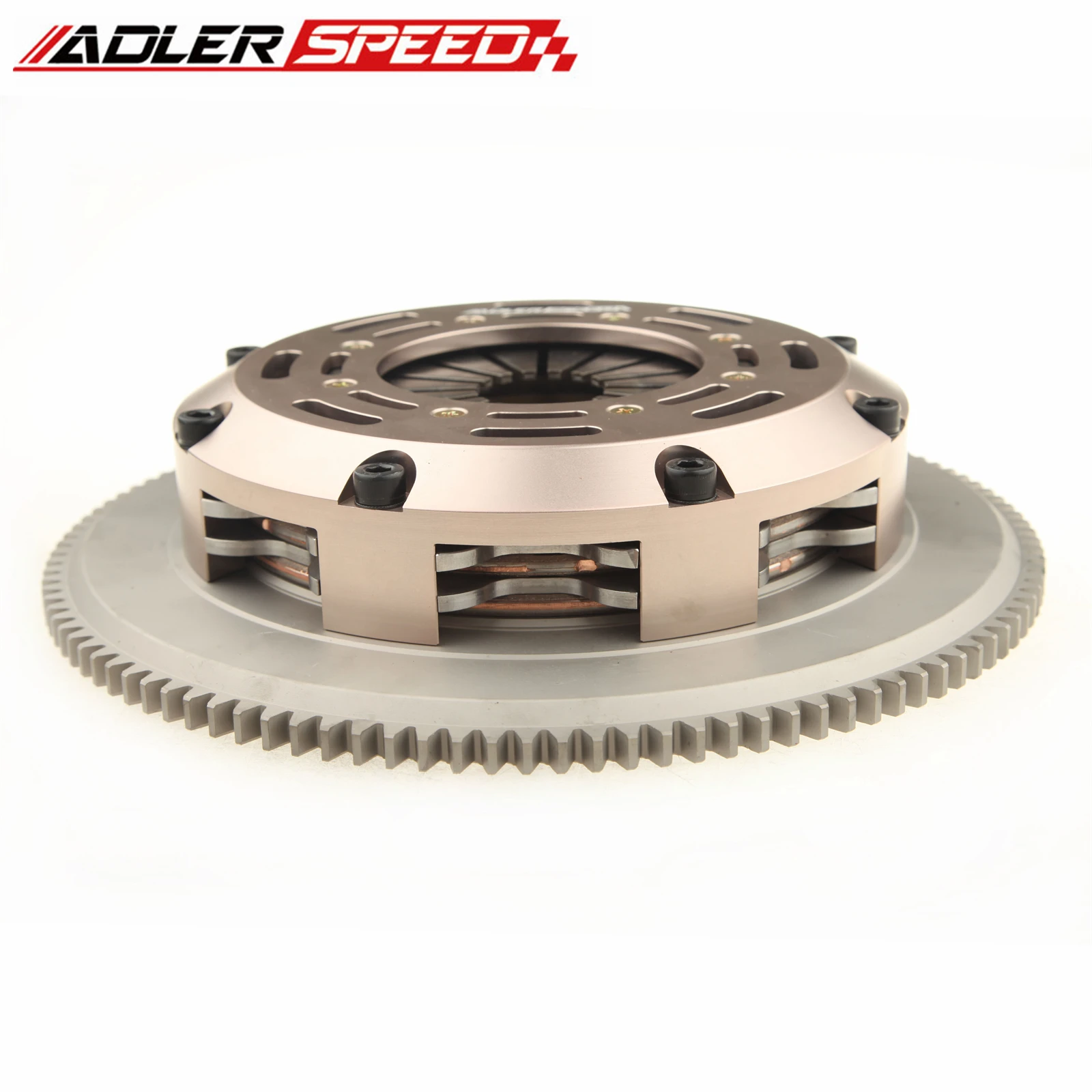 

ADLERSPEED SPRUNG TWIN DISC CLUTCH FOR LANCER EVOLUTION 4 5 6 7 8 9 STANDARD WT
