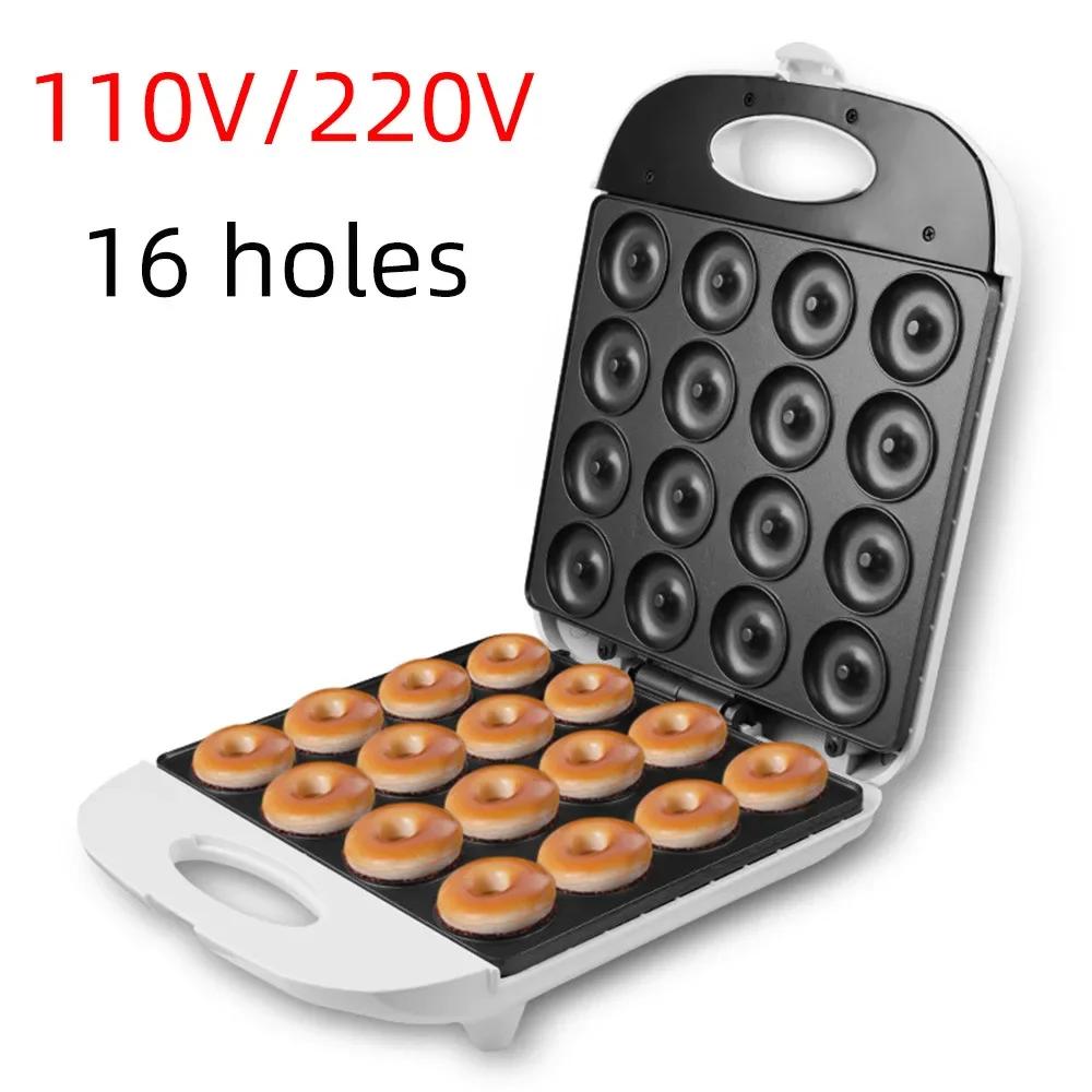 

16 Hole Doughnut Cake Machine Round Cake Machine Double-sided Heating Breakfast Bread Machine