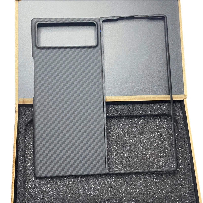 Чехол из натурального углеродного волокна для Xiaomi Mix Fold2, складной экран Mixfold2, защитный чехол, деловой полноразмерный матовый жесткий чехол