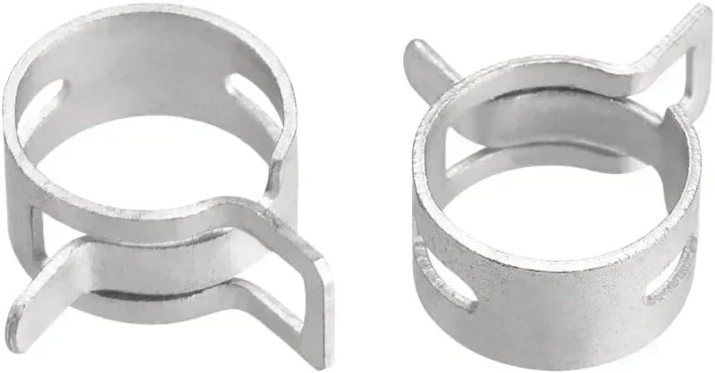 10 pz 6.5/7/8/9/10/11/12-18mm Fascette Tubo Galvanizzato Tubo Del Carburante Linea Tubo Dell'acqua Morsetto Cerchi Tubo Dell'aria di Fissaggio clip a molla