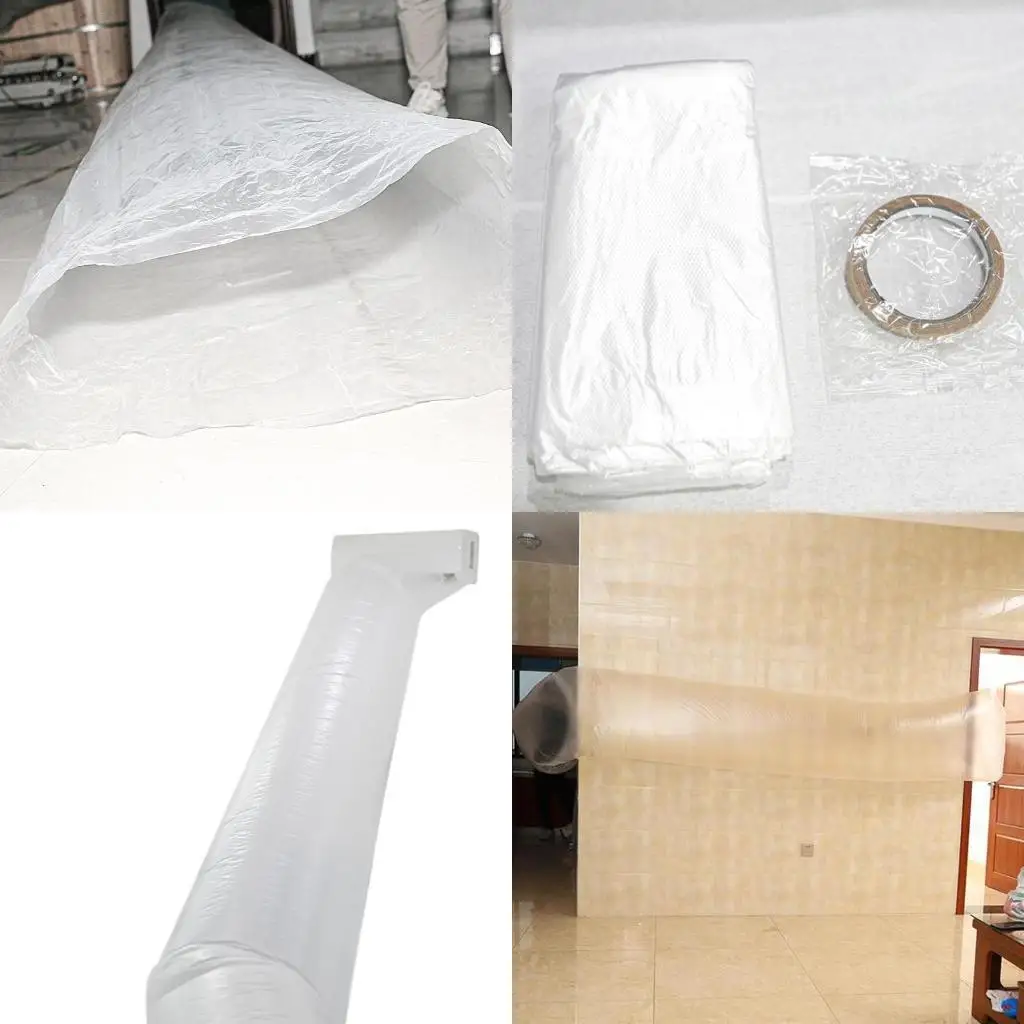 

R9UF 5/10/15/20m Air Conditioner Extended Flexible Blowing Pipe Bag Guide Duct