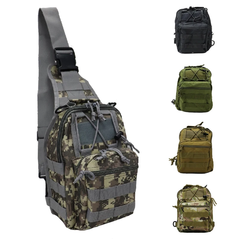 

Tactical Shoulder Strap Bag Gun Case Outdoor Sport Climbing Cycling Crossbody Bag Hiking Camping Backpack Travelling Chest Bag