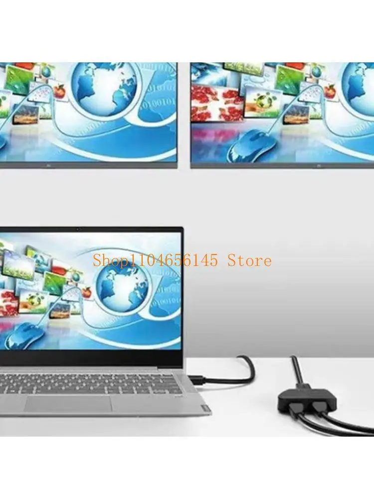 

5asd HDTV Splitter 1 штекер на 2 гнезда для двойного экрана 1080P, подходит для компьютера