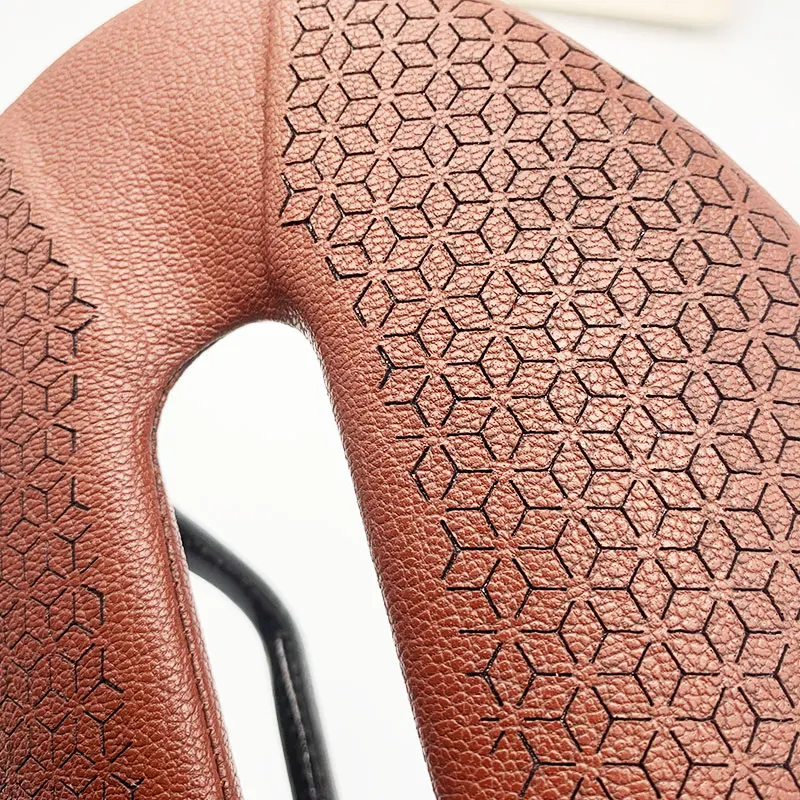 TS002 Full Carbon Fiber Brown Black Road Mountain Bike Hollow Soft Bicycle Saddle