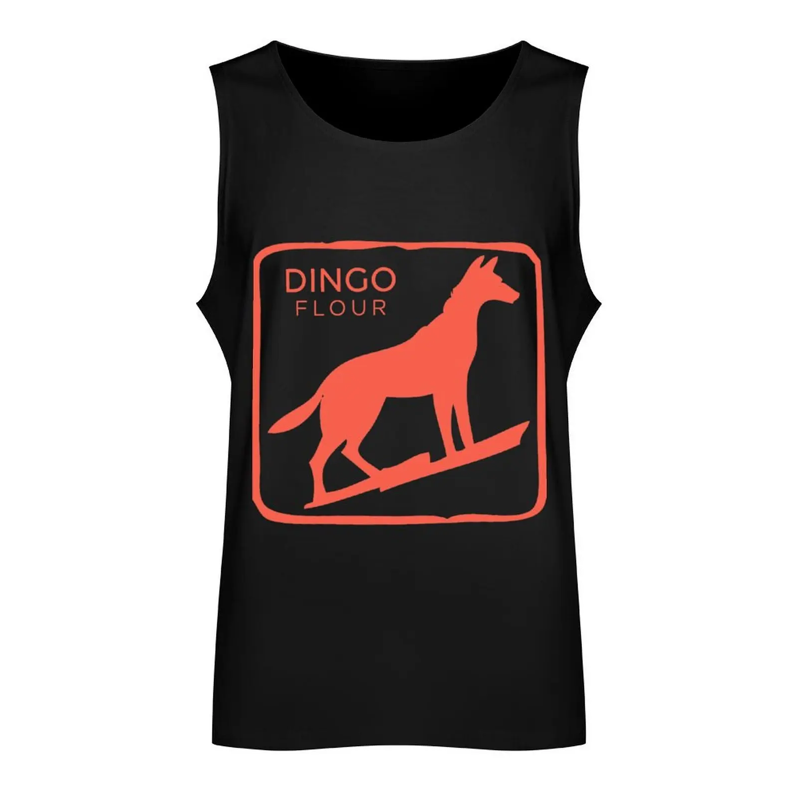 Dingo Flour Tank Top anime clothes gym t shirt men gym t-shirts Men's gym articles