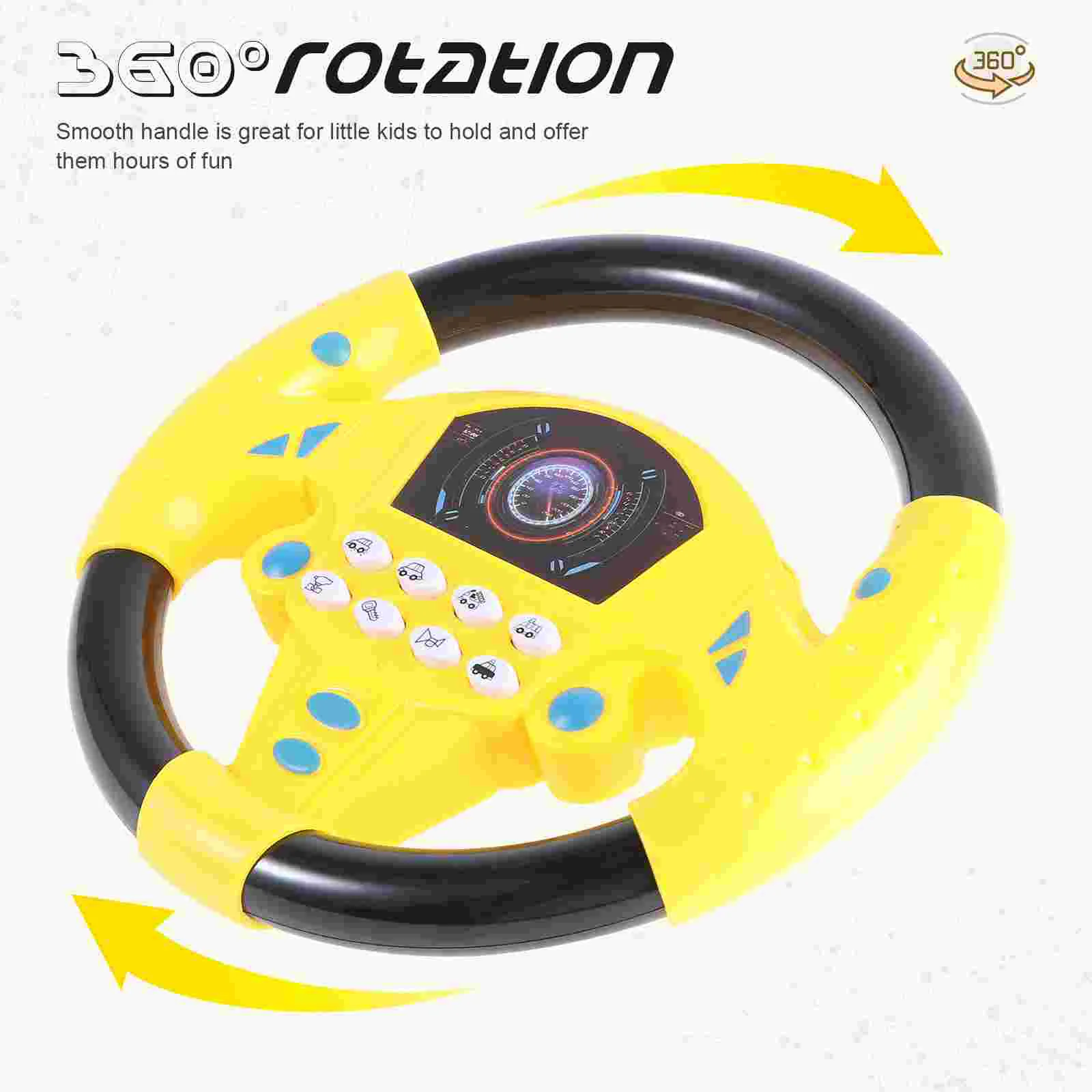 Steering Wheel Plaything Educational Toy for Kids Pretend Driving Baby Aldut Toys