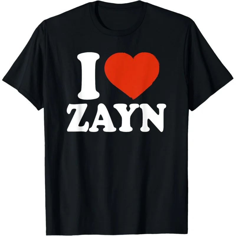 I Love Zayn, I Heart Zayn, Red Heart Valentine T-Shirt