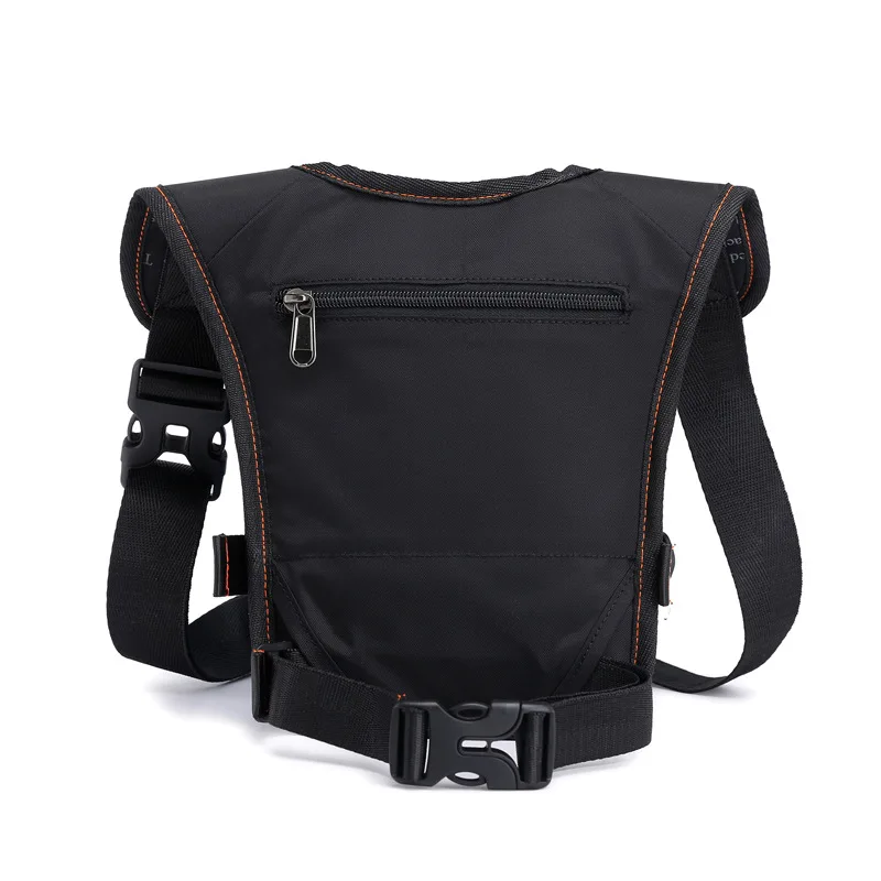 Men  Assault Oxford/Nylon Shoulder Messenger Fanny Bag Waterproof Motorcycle Rider Male Hip Bum Belt Waist Pack Leg Bags