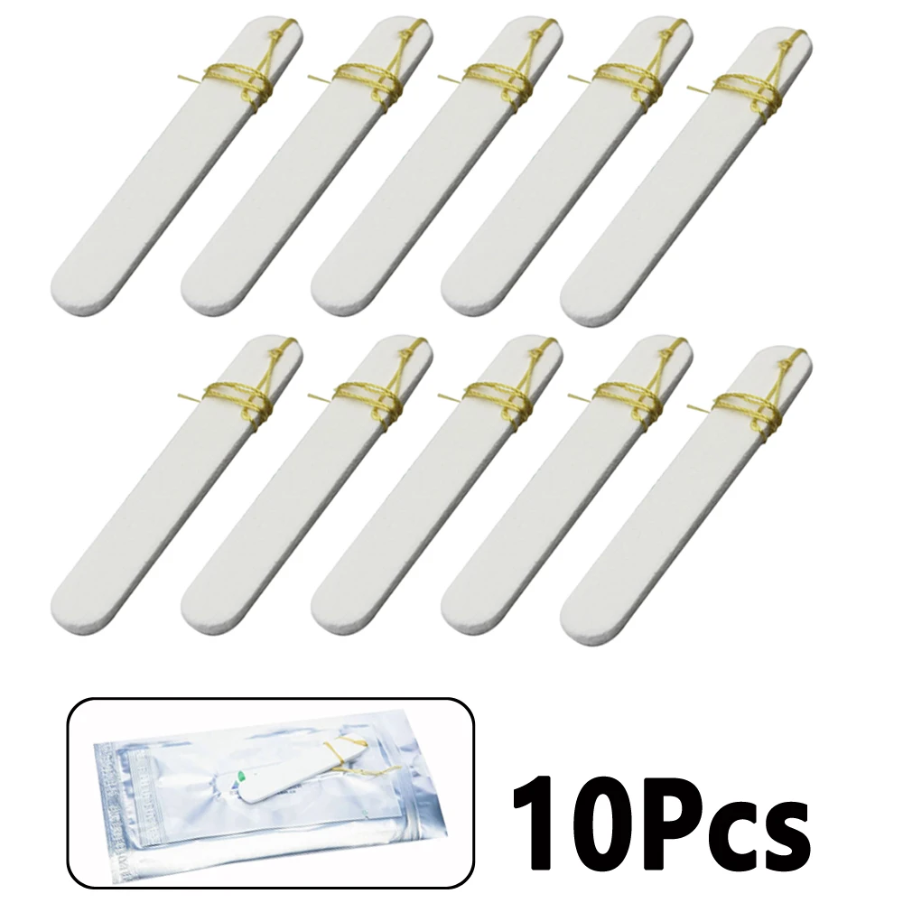 10Pcs Sterile Disposable Nasal Dressing Medical Hemostatic PVA Sponge Nose Bleeding Nasal Packing Haemostasis Plug Accessories