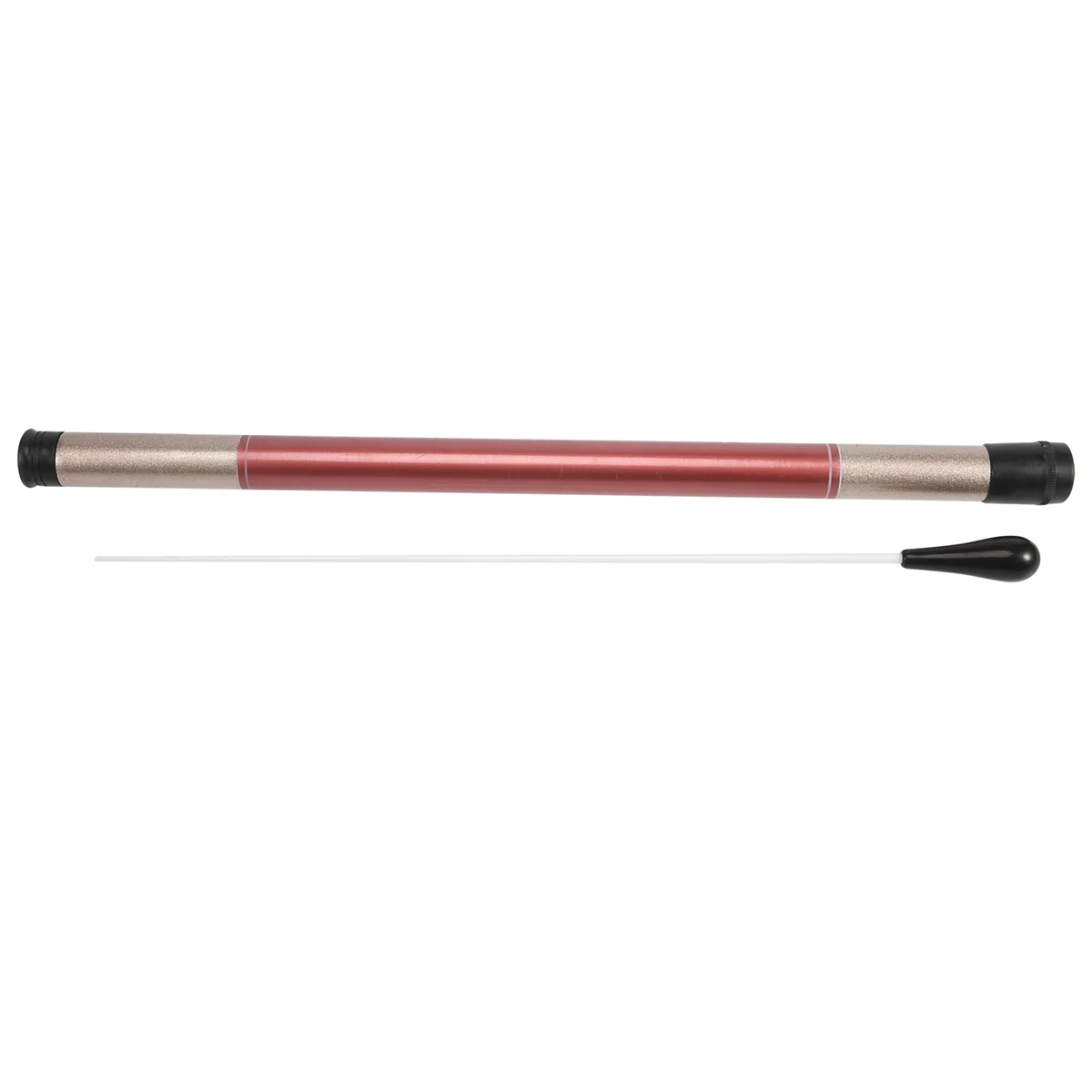 Y67A Music Conductor Batons,Imitation Agate Handle Orchestra Conducting Baton Music Batons (Black)