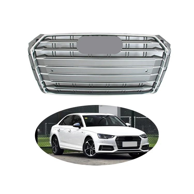 

Hot Sales Car Body Kit Bumper Custom Color ABS Radiator Grille For A4 S4 Style 2016 2017 2018