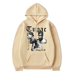 Rapper Tupac 2pac Hoodie Men Women Clothes Sweatshirt Fashion Harajuku Autumn Winter Hoodies Unisex Streetwear Casual Hip Hop