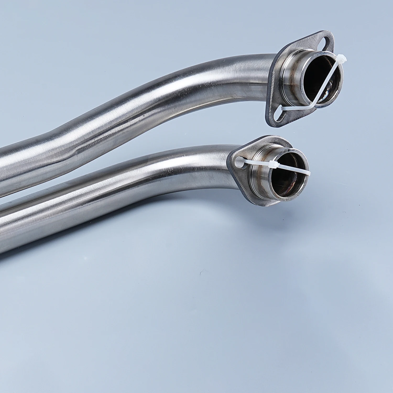 

FOR AK550 Motorcycle Exhaust Slip-On full System Escape Front Link Pipe mid-section modification original connection Tube head