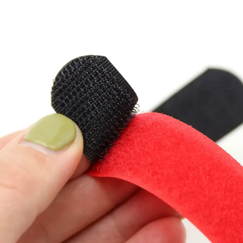 10/50pcs Cable Ties Reusable Self Adhesive Width 20mm Nylon Strap Reverse Buckle Line Wire Organizer Hook Loop Bundle Fastener