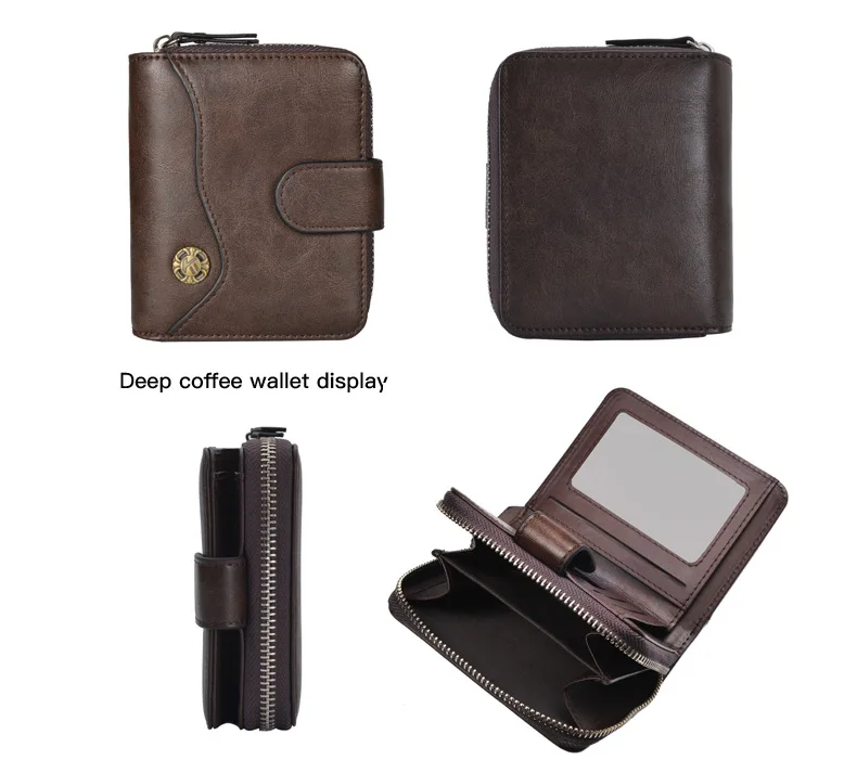 Vintage Tower Buckle Wallet Wallet Bank Card Coin Purse For Volvo XC90 S60 V40 XC60 S80 S40 V70 V50 S90 T6 V60 V90 XC40 XC70 C30